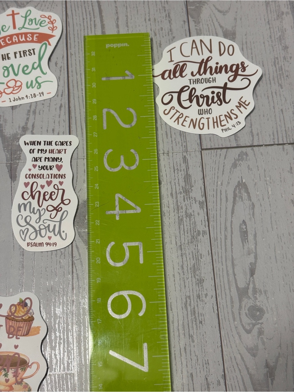 Inspirational Scripture Stickers Pack of 50 - Floral Multicolor - Picture 11 of 11